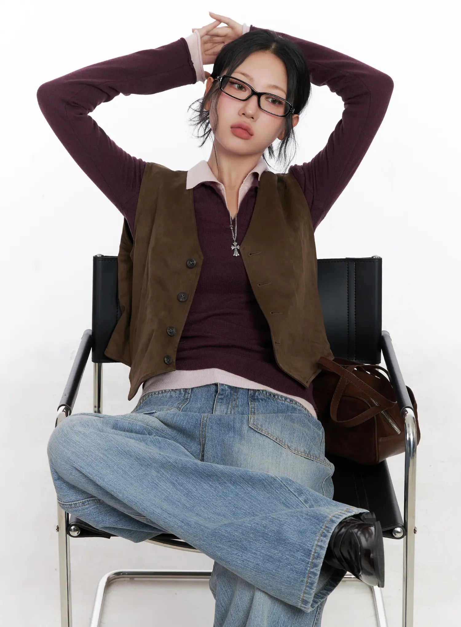 Classic Buttoned Reversible Vest CN514