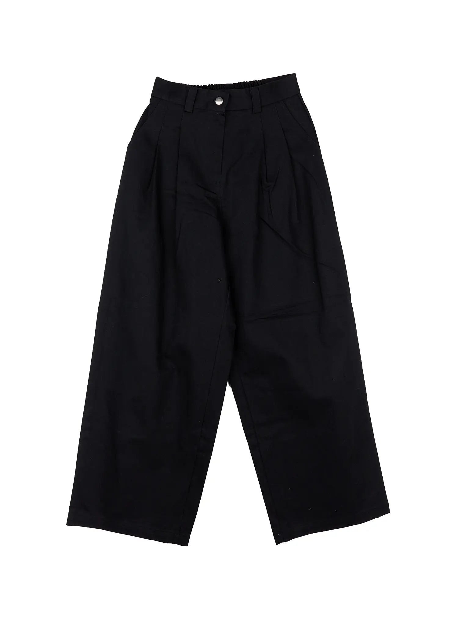 Oversized Pintuck Wide Cotton Pants CN514